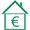 Grafik zeigt Haus mit Euro-Zeichen für Fragen rund um die Grundsteuer